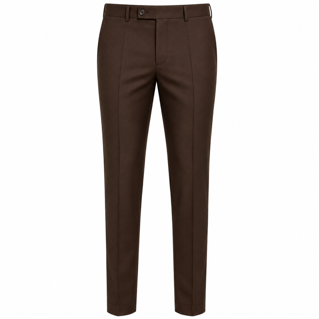 Maßgeschneiderte braune Hose | Kalinghan