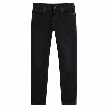 Premium schwarze Slim-Fit-Jeans | Kalinghan