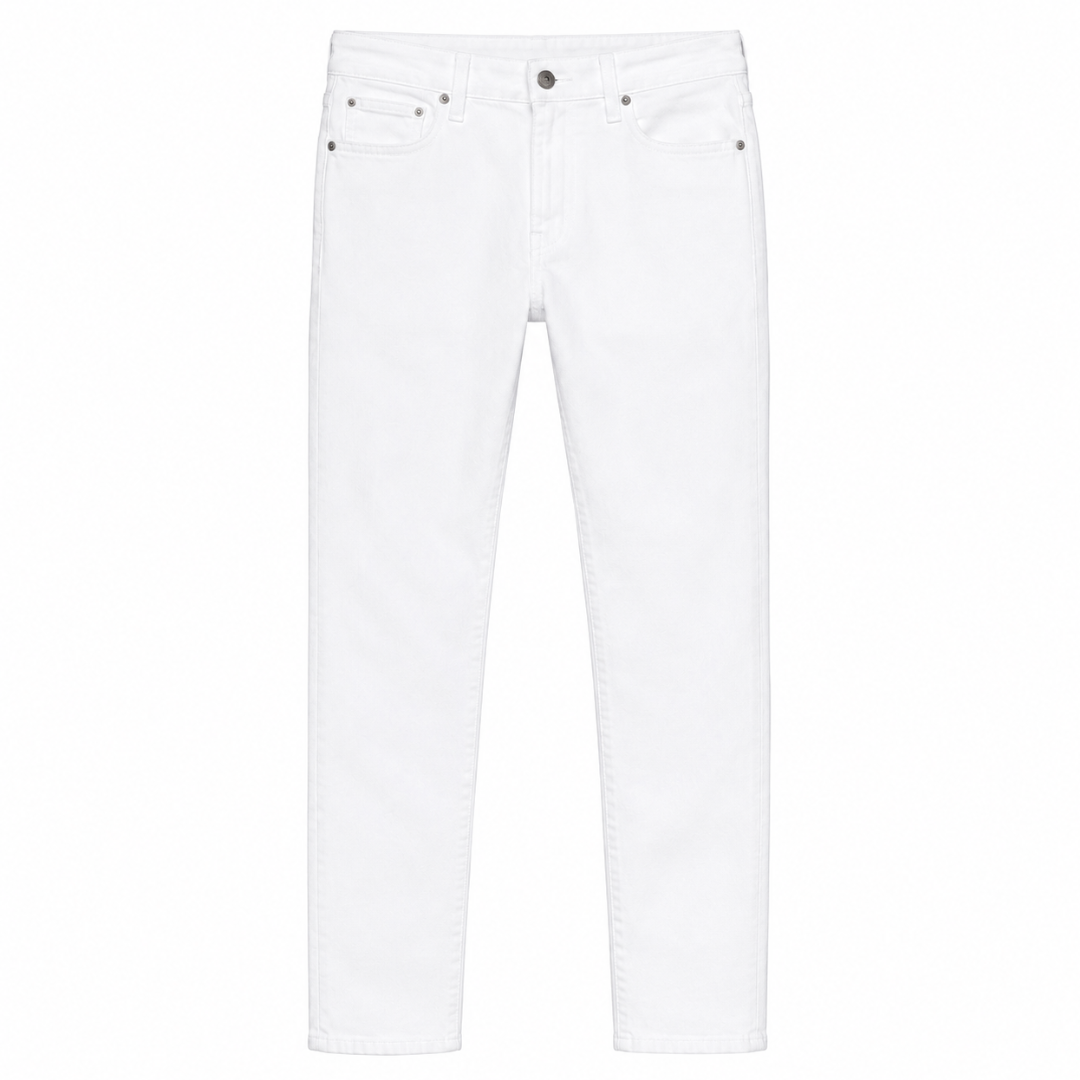 Premium Weiße Slim Fit Jeans | Kalinghan