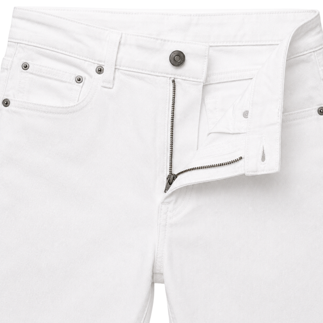 Premium Weiße Slim Fit Jeans | Kalinghan