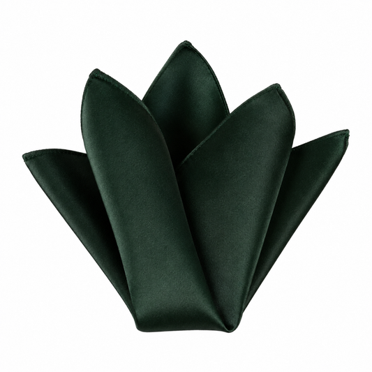 Dark Green Pocket Square | Kalinghan