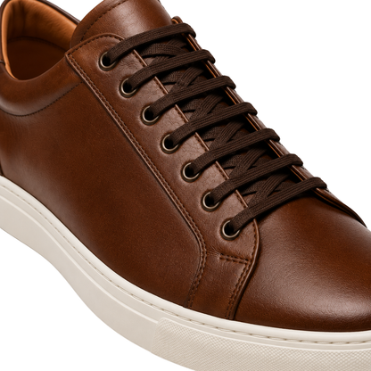 Braune Premium-Ledersneaker | Kalinghan